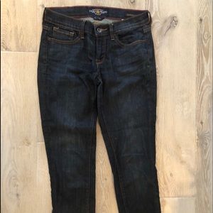 Lucky brand pink stitching jeans